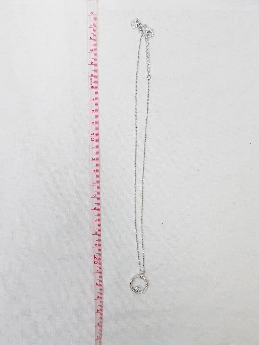 【中古】★SWAROVSKI スワロフスキー ネックレス ★ レディースアクセサリー シルバー色【2509】